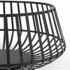 Emilio Set of 2 Black Metal Slated Bowls thumbnail 7
