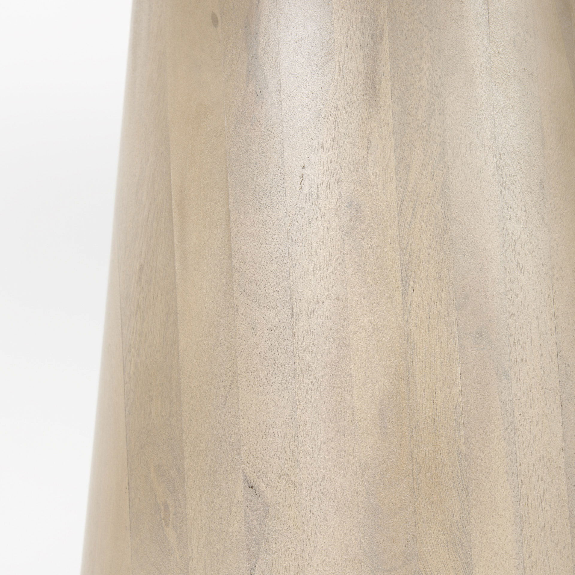 Maxwell 48L x 48W x 30H White Marble Round Top with Black Metal and Wood Pedestal Base Dining Table large image 