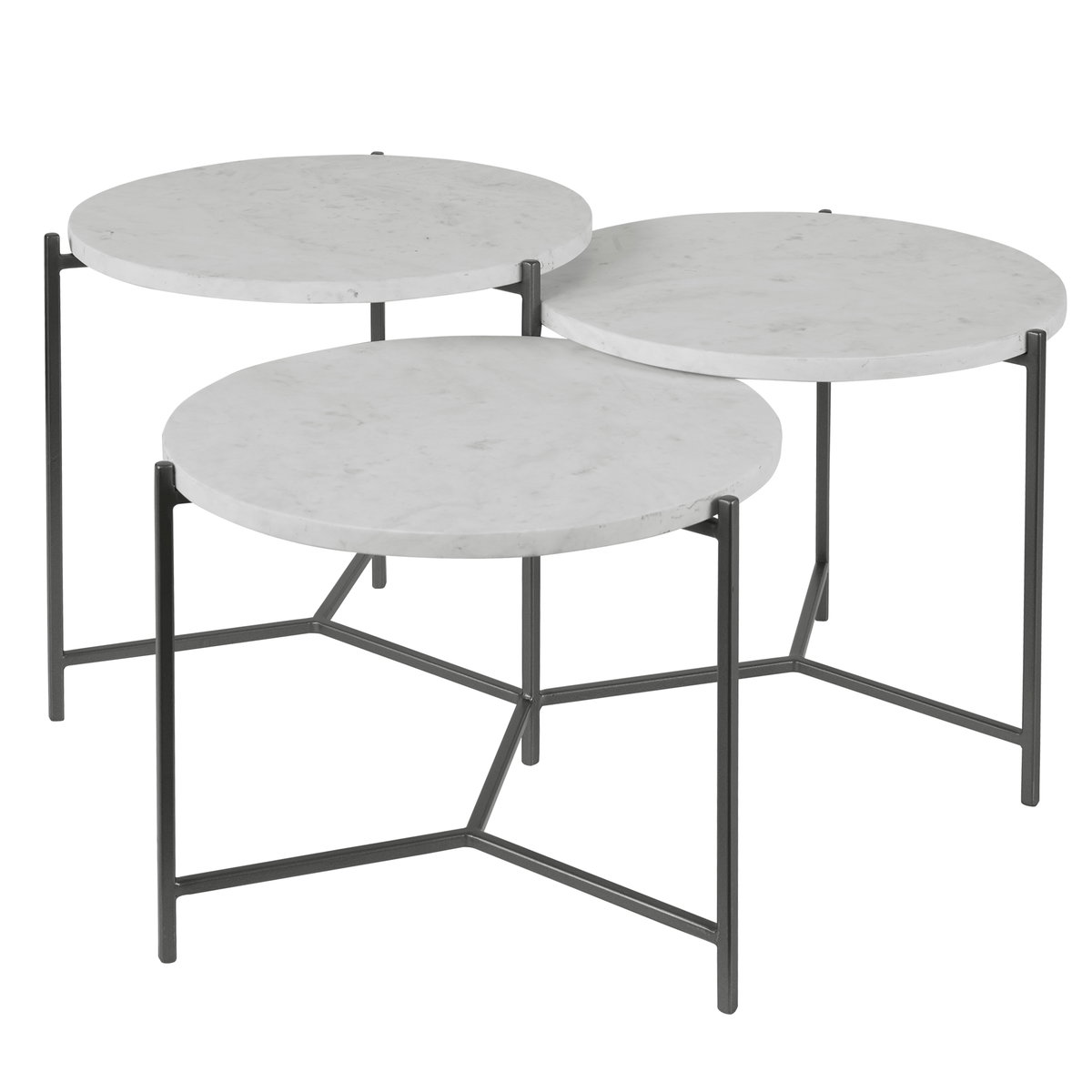 Contarini Tiered Coffee Table, by Uttermost, 38" width x 18" height x 34" depth View 1