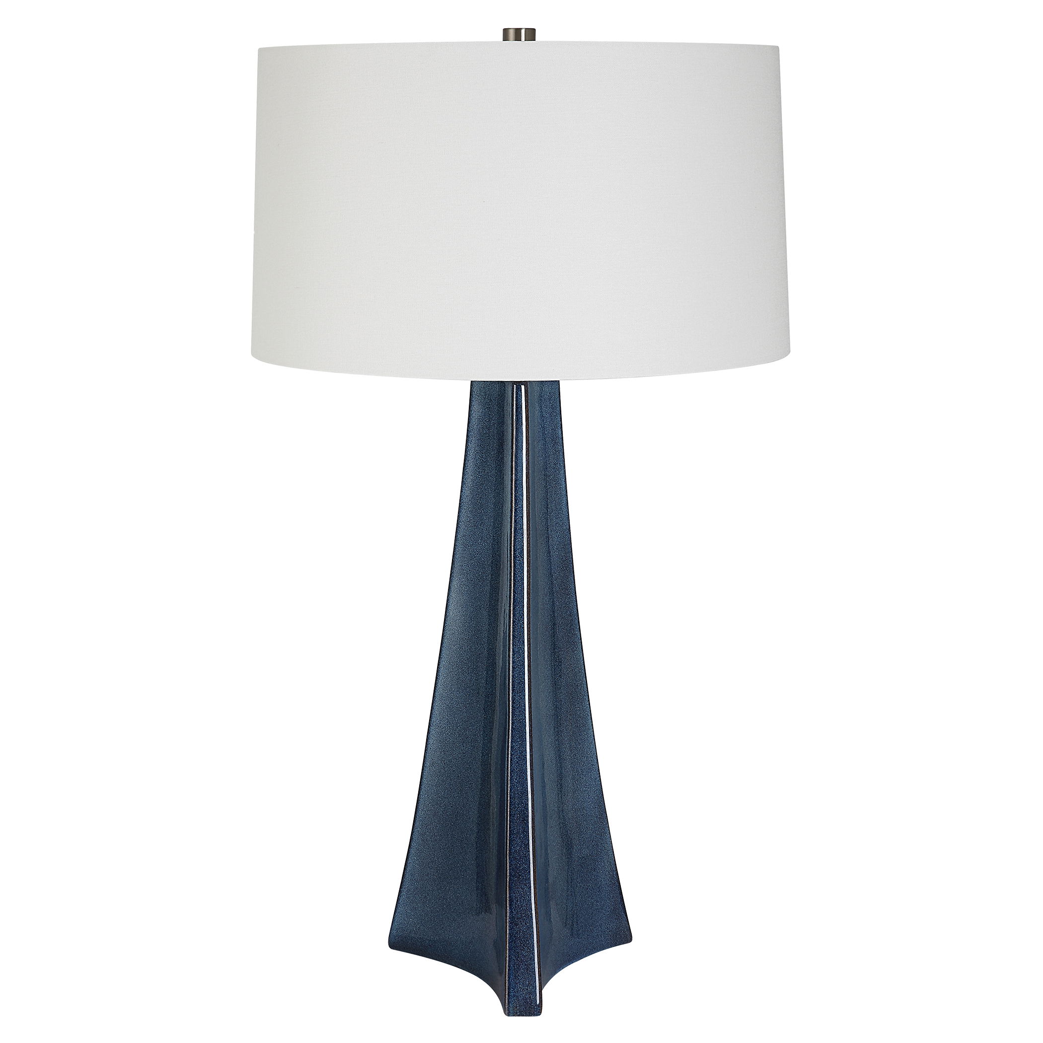 Teramo Scalloped Ceramic Table Lamp large image 