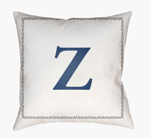 Initials Accent Pillow