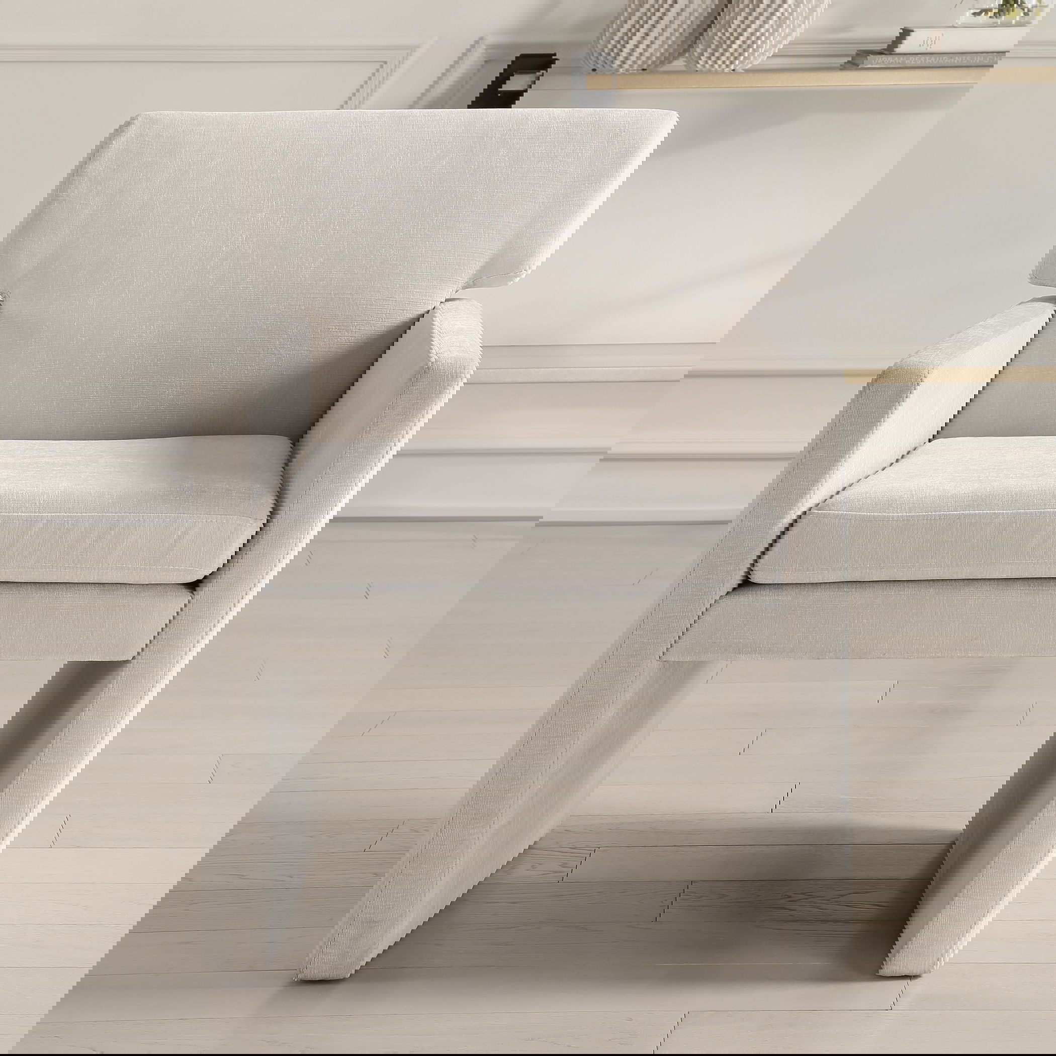 Colette Ivory Dining Chair, Furniture by Uttermost, 24" width x 32.5" height x 26.5" depth View 2