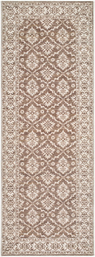 Aram Machine Woven Rug, by Surya, 7'2.61" length x 2'6.31" width