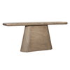 Marci Console Table Weathered Natural, by Dovetail, 69.5" width x 30" height x 17" depth thumbnail 1
