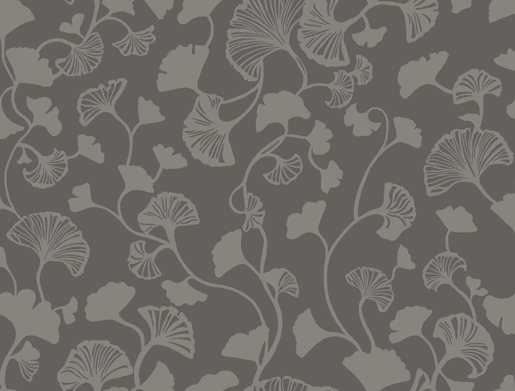 Gingko Trail Black Wallpaper large image 