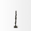 Rizwan (Small) Black Aluminum Braided Circular Object, Decorative Object by Mercana, 14.96" length x 11.81" width x 3.15" height thumbnail 4