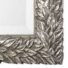 Evelina Silver Leaves Mirror, by Uttermost, 24.62" width x 34.62" height x 1" depth thumbnail 6