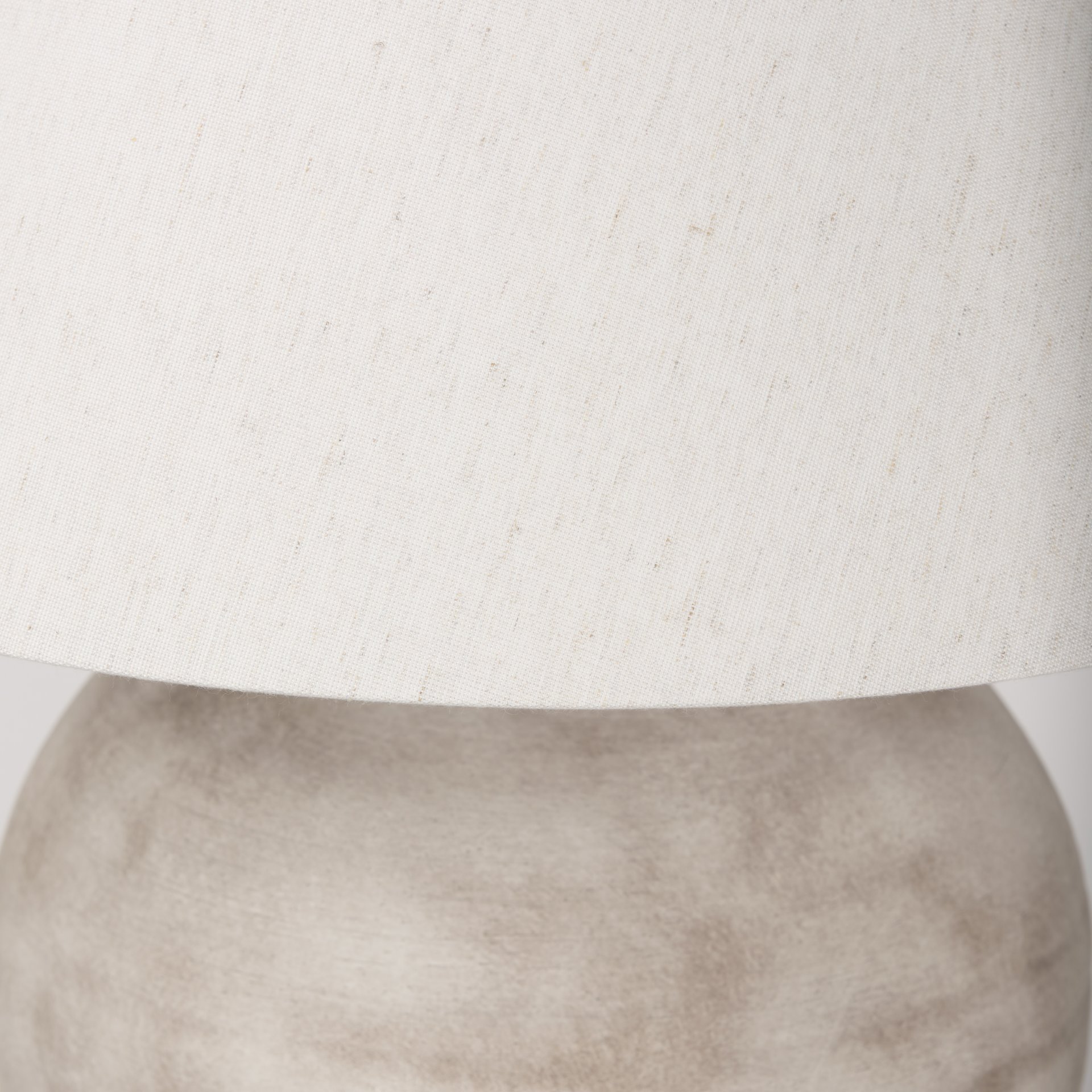 Marvin Taupe Ceramic Table Lamp large image 