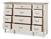 Dalmar Bungalow Dresser, Cabinets & Chest by Sarreid, 63" length x 19" width x 45" height thumbnail 9