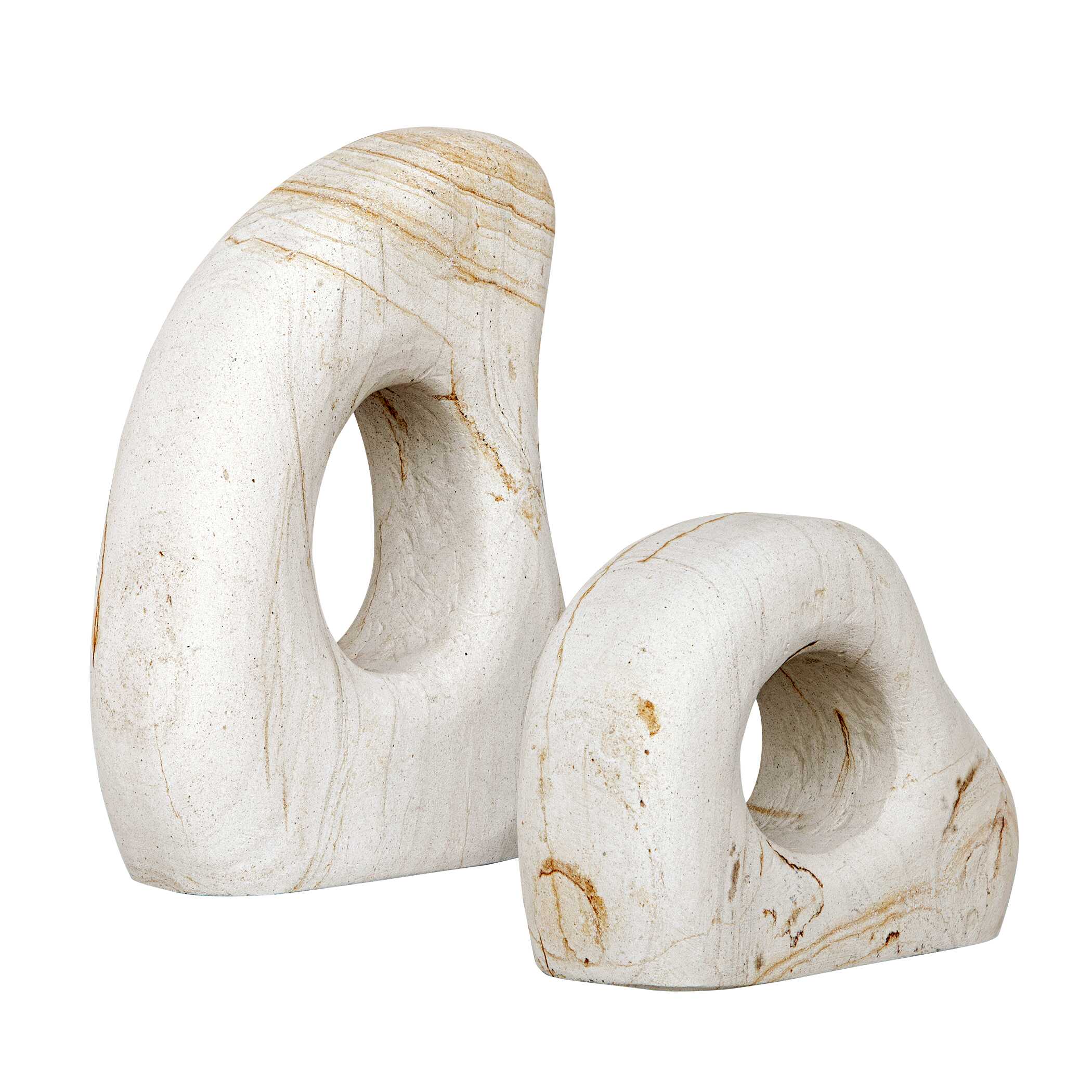 Stone Flow Outdoor Sculptures Set/2 large image 