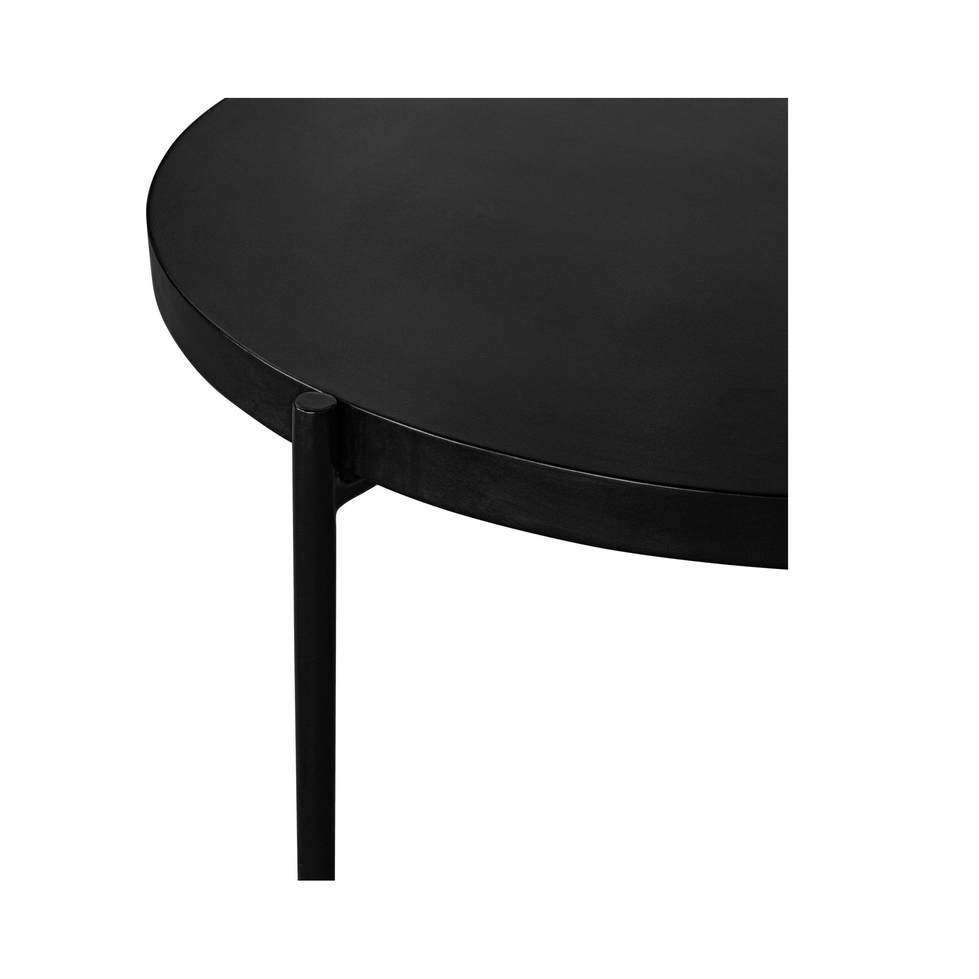 Mendez Outdoor Coffee Table Black large image 