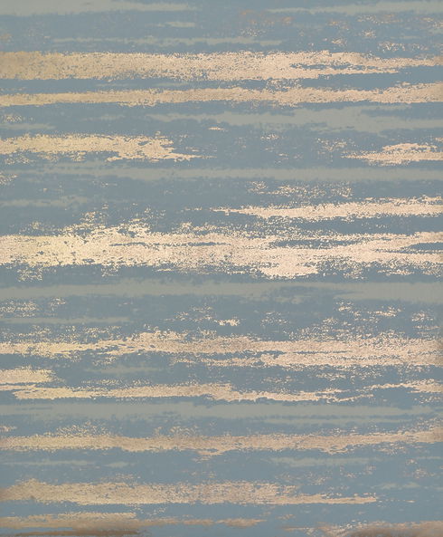 Atmosphere Teal & Gold Wallpaper