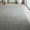 Geometric Handmade Tufted Area Rug in Blue/Cream thumbnail 5