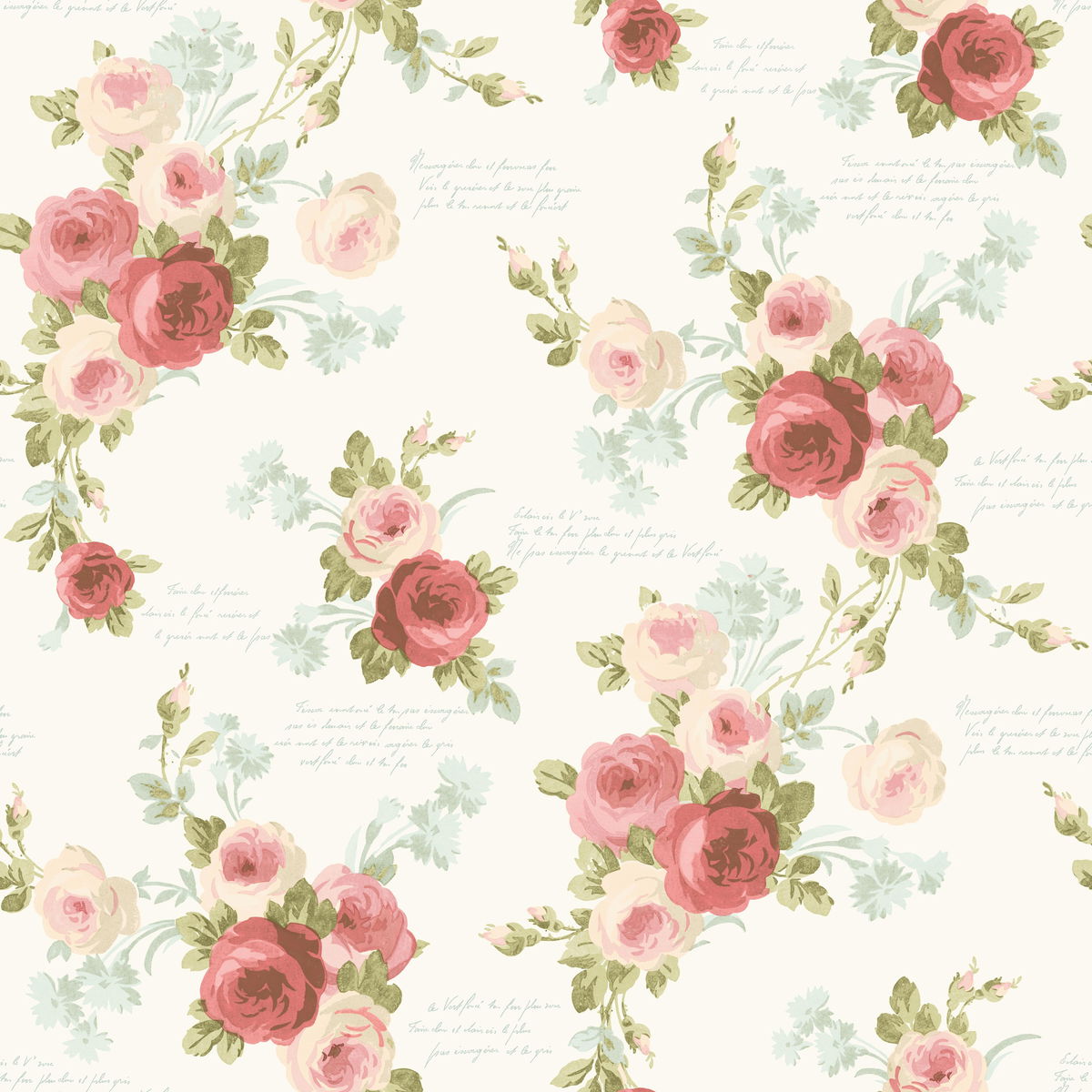Polka Dot Plaid Pink & Blue Wallpaper, by York Wall, 33' length x 1'8.5" width x 0.02" depth