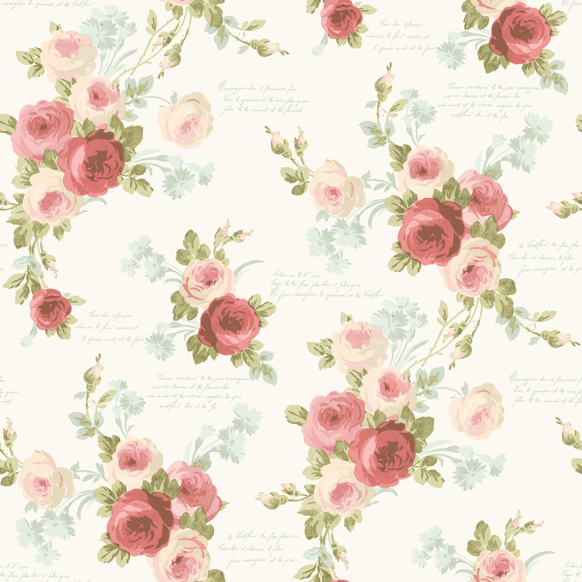 Polka Dot Plaid Pink & Blue Wallpaper, by York Wall, 33' length x 1'8.5" width x 0.02" depth