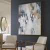 Stormy Seas Hand Painted Canvas, Art by Uttermost, 51" width x 61" height x 1.7" depth thumbnail 2