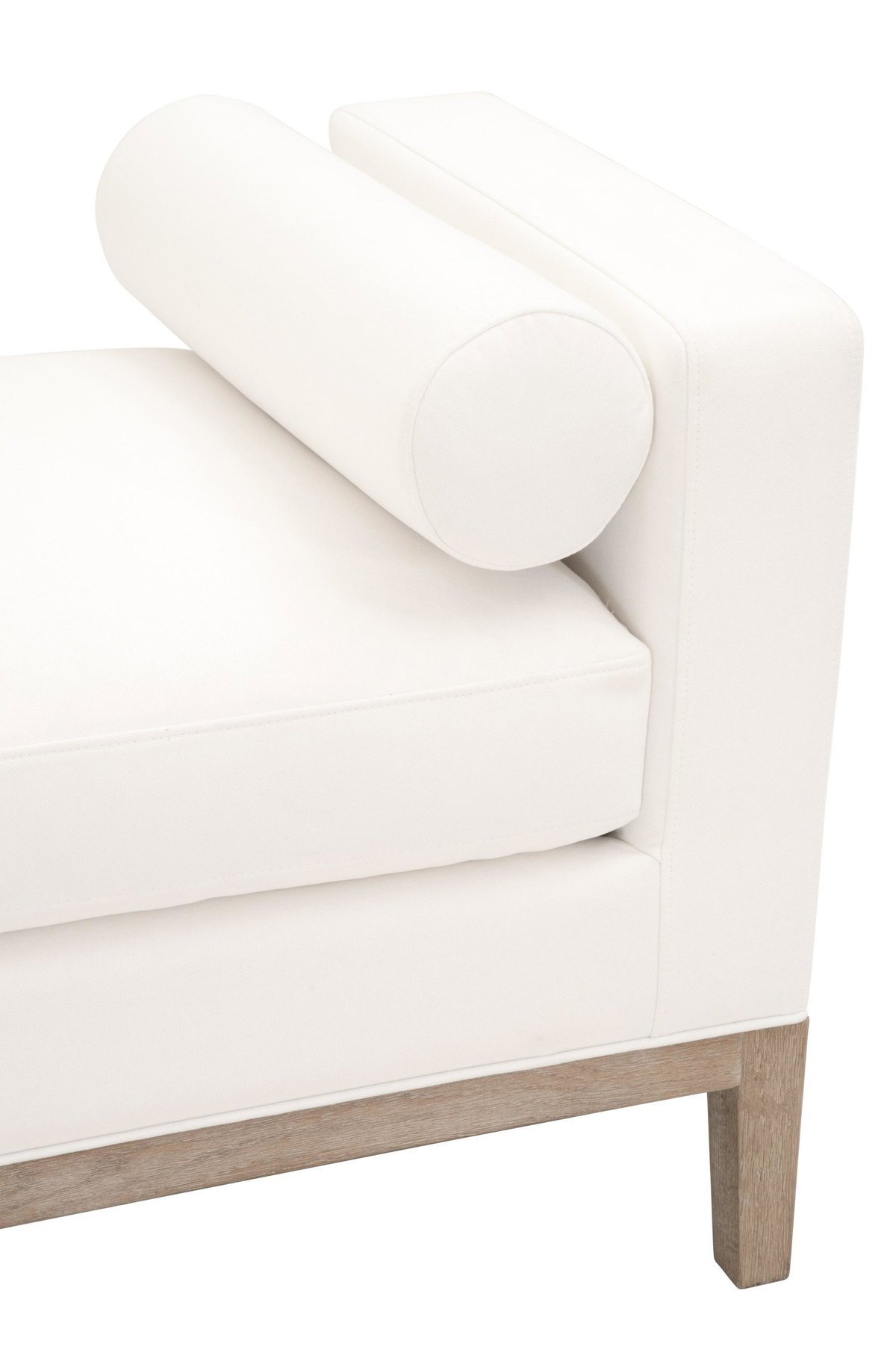 Keaton Upholstered Bench, Ottoman by Essentials for Living, 63" width x 24.5" height x 21.5" depth View 3