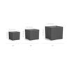 TruDrop Pinch Self Watering Square Planter - Commercial Size Planter, by Crescent Garden, 36.89" width x 32.52" height x 36.89" depth thumbnail 3