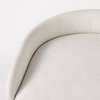 Hollyfield Low Back 28.75in Seat Bar Stool | Cream Fabric with Metal, Counter & Bar Stool by Mercana, 20.5" length x 19.7" width x 32.7" height thumbnail 9