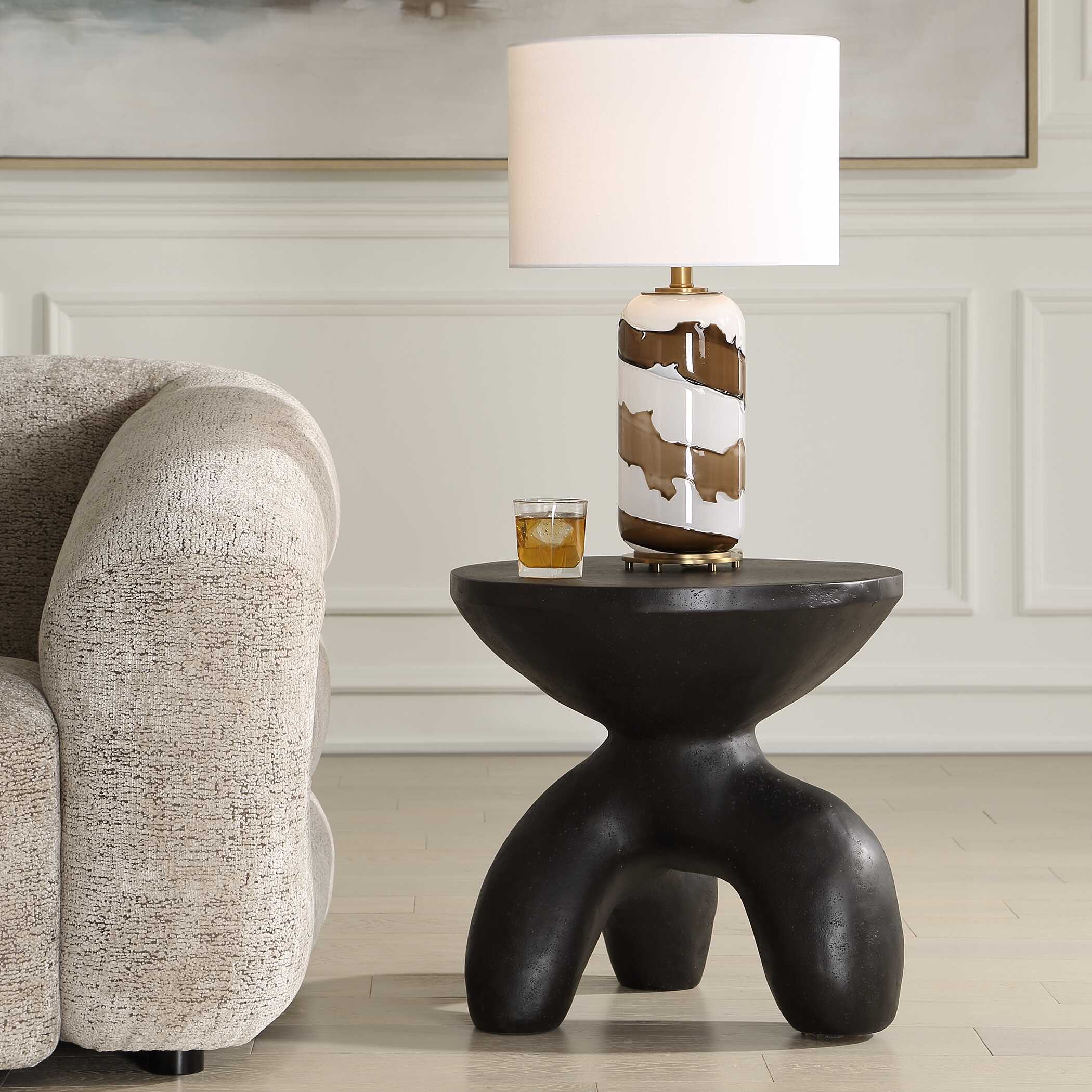 Veta Indoor-Outdoor Accent Table, Furniture by Uttermost, 20.25" width x 20" height x 20.25" depth View 2