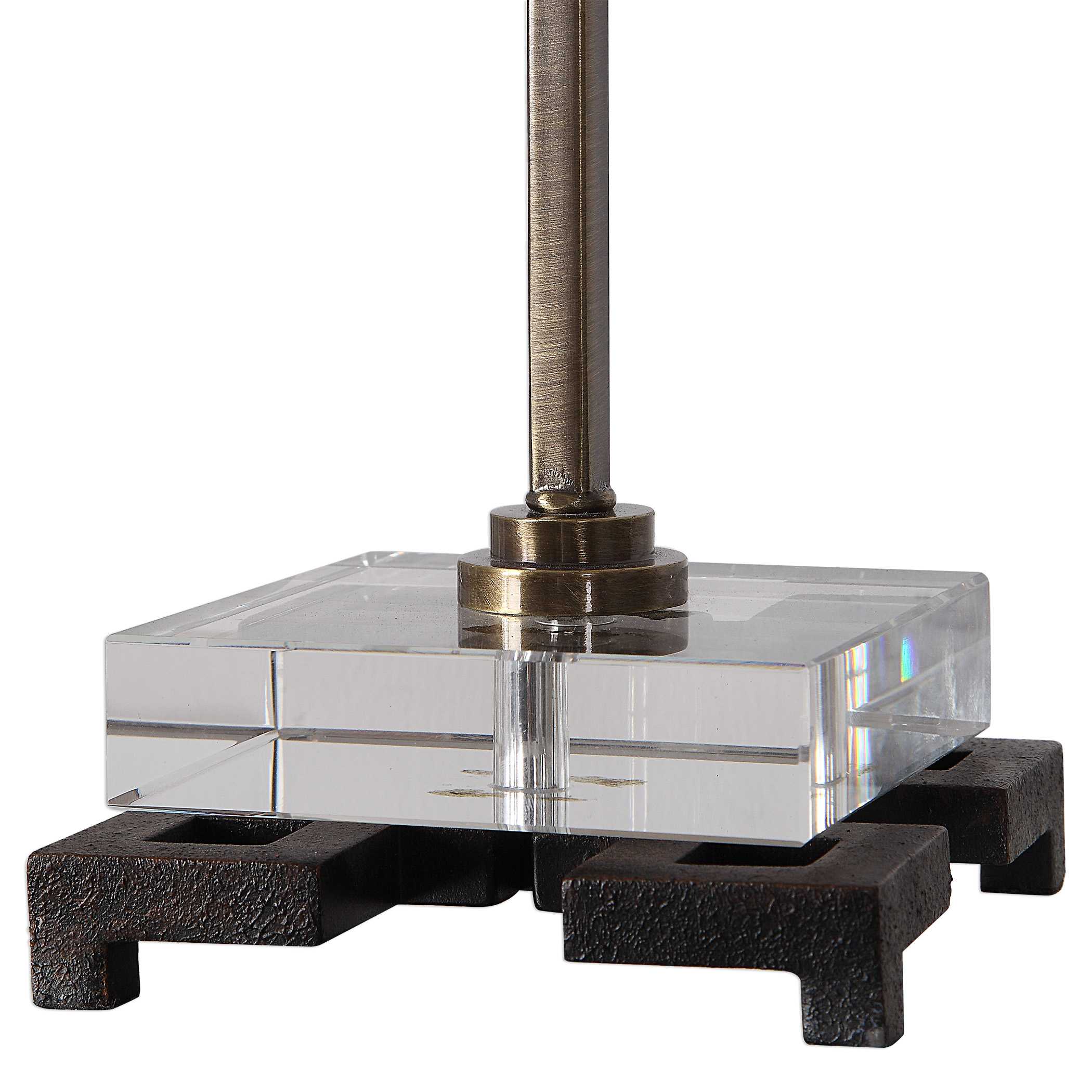 Danyon Brass Table Lamp, by Uttermost, 10" width x 33" height x 10" depth View 7