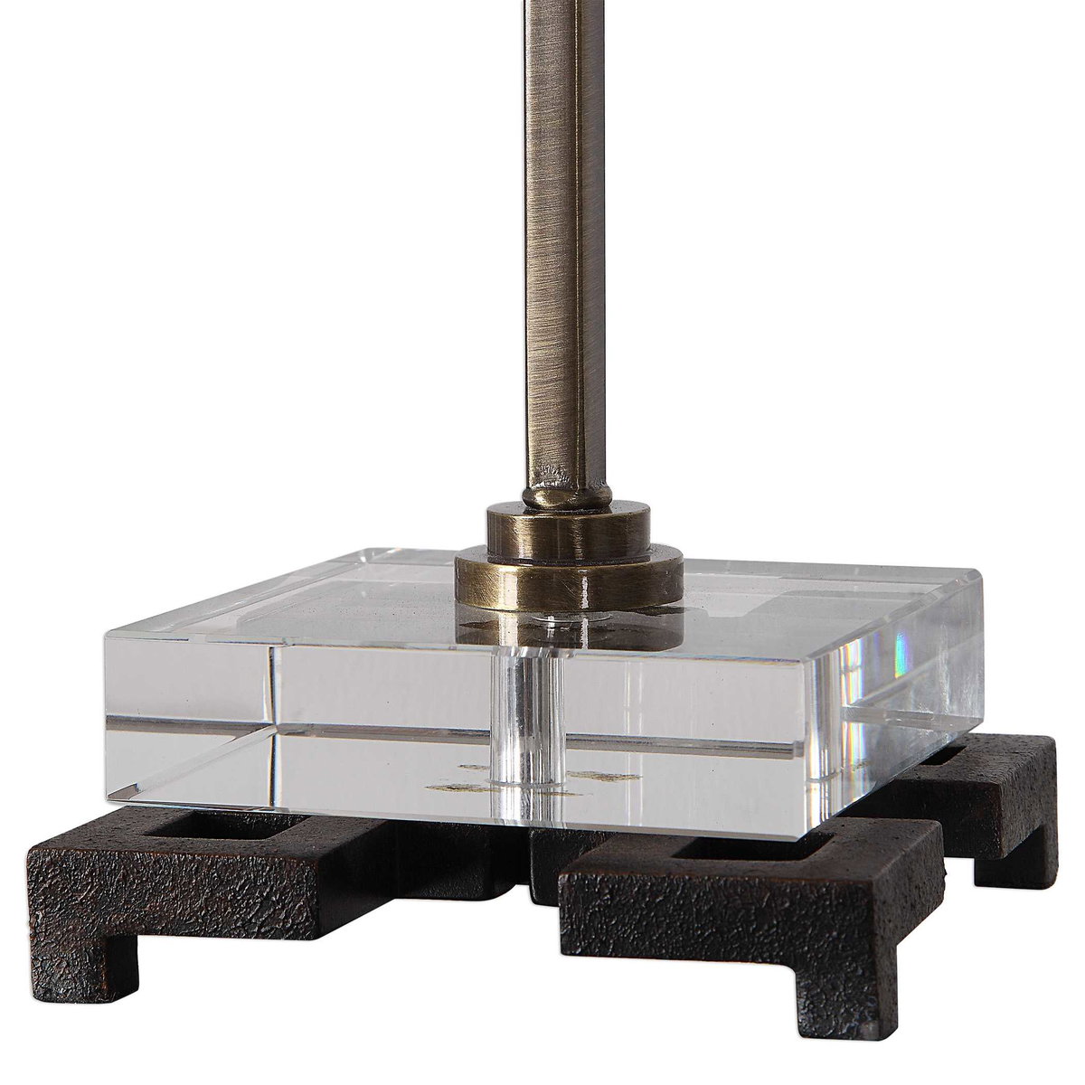 Danyon Brass Table Lamp, by Uttermost, 10" width x 33" height x 10" depth View 7