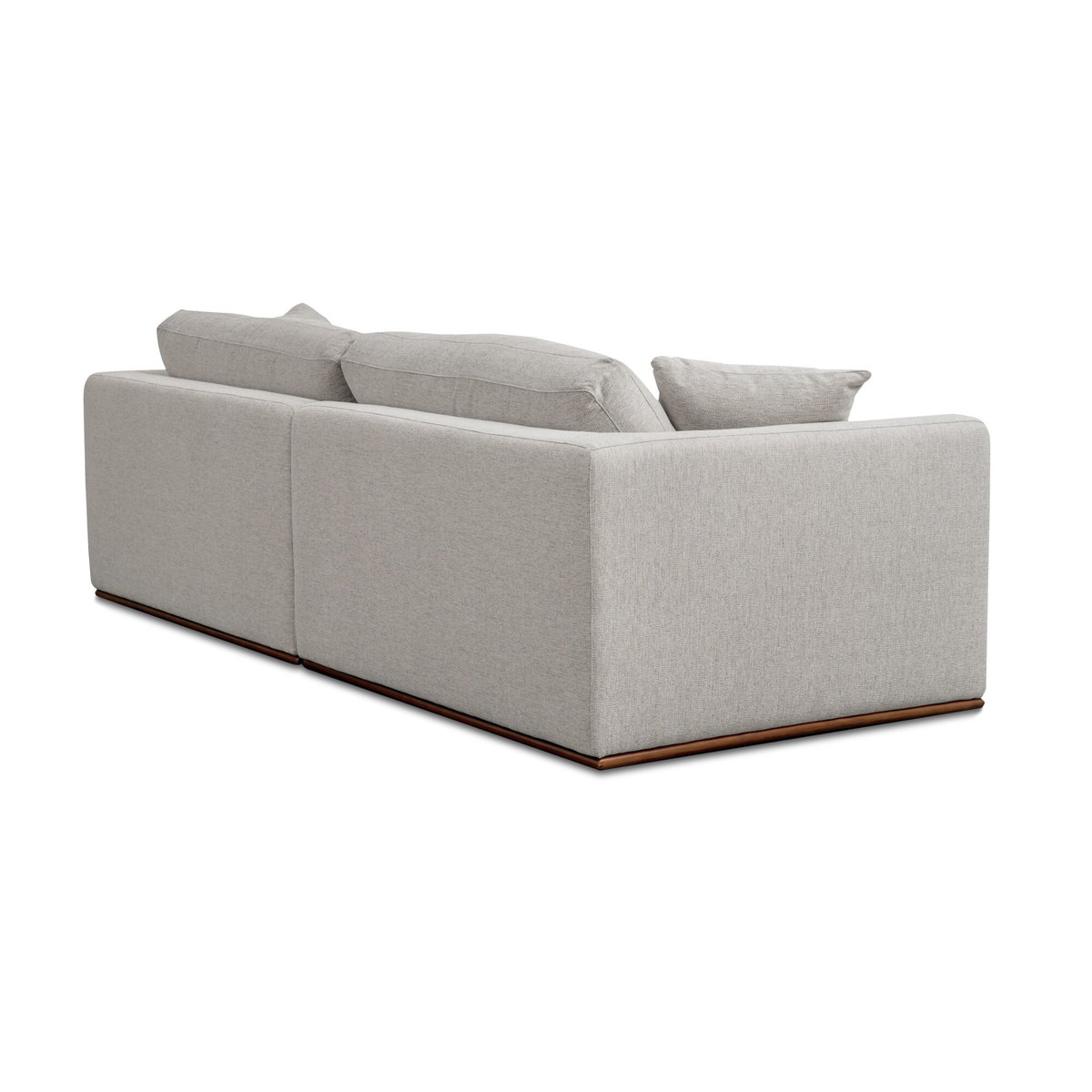 Rue Nook Modular Sectional Flecked Grey, Sectional Sofa by Moe's Home, 95.2" width x 23.6" height x 81.8" depth View 3