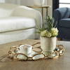 Cable Chain Mirrored Tray, Decorative Tray by Uttermost, 18.62" width x 2.37" height x 12.87" depth thumbnail 2