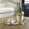 Cable Chain Mirrored Tray, Decorative Tray by Uttermost, 18.62" width x 2.37" height x 12.87" depth thumbnail 2