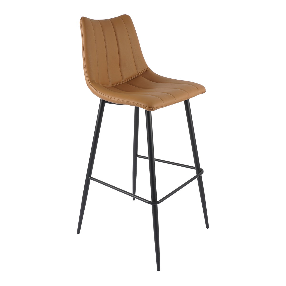 Alibi Barstool Tan - Set Of Two, Counter & Bar Stool by Moe's Home, 17.7" width x 41.5" height x 20" depth View 4