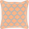Morrocan Printed Lattice Accent Pillow Poly, Decorative Pillow by Surya, 20" length x 20" width thumbnail