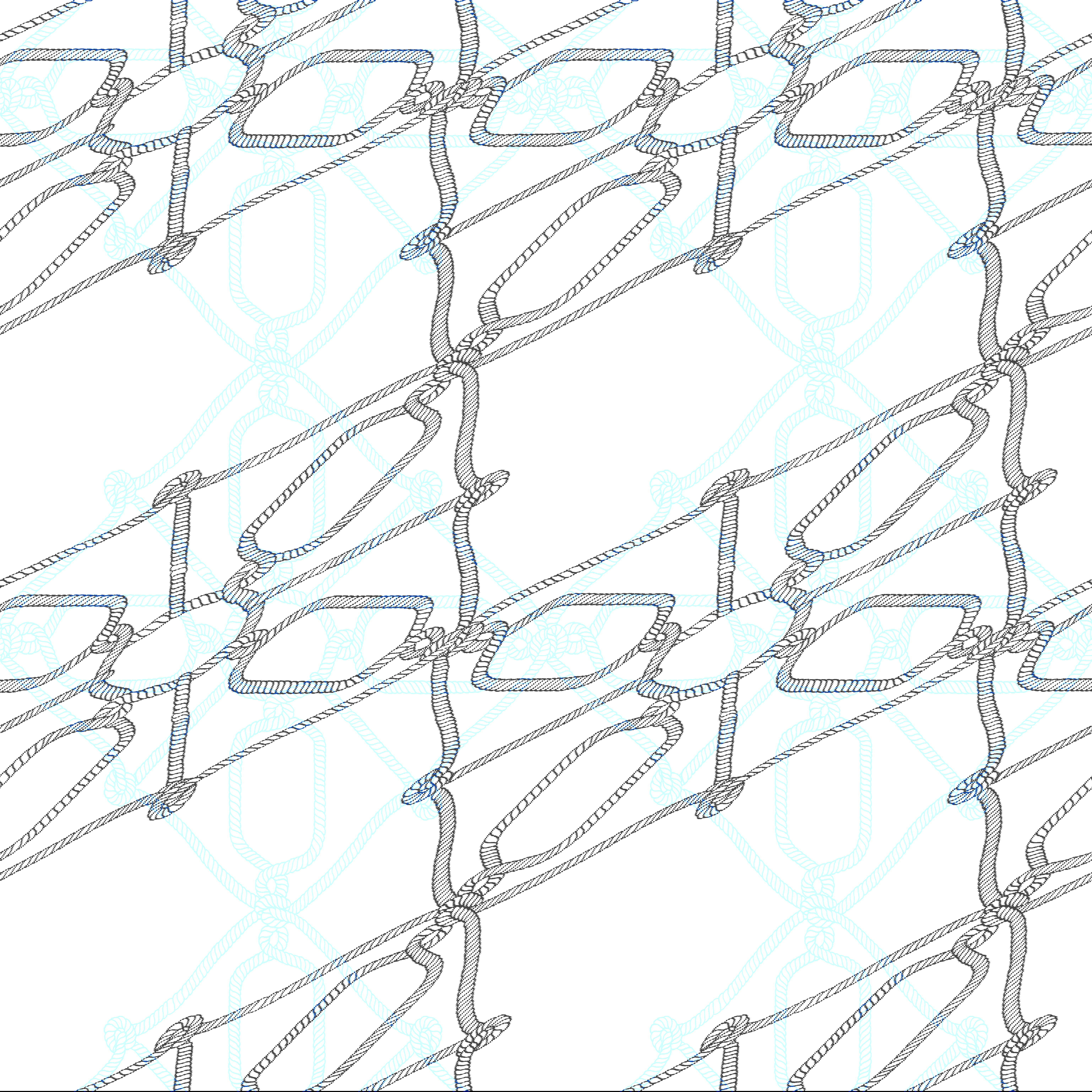 Seawater Diamond Trellis Navy & White Peel & Stick Wallpaper large image 