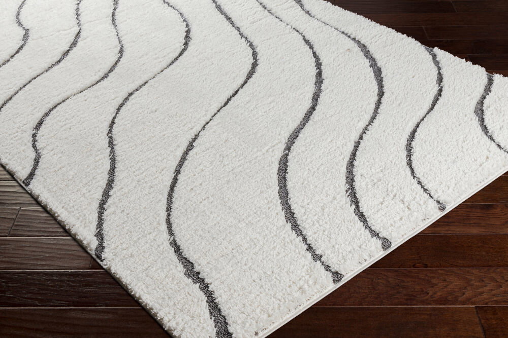 Elenor Machine Woven Rug, by Surya, 1'3.75" length x 1'3.75" width