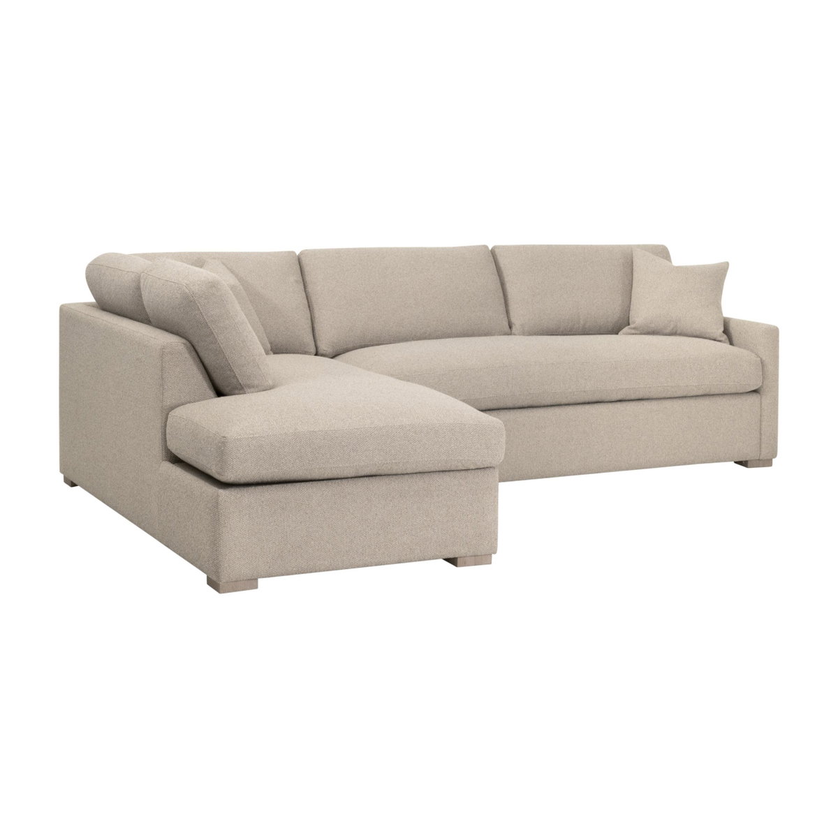 Clara 112'  Slim Arm Sleeper Queen LF Sectional, Seating by Essentials for Living, 112" width x 37.5" height x 81" depth View 6