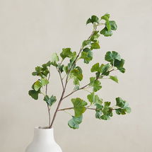 Online Designer Other Faux Gingko Branch, Green, 48"