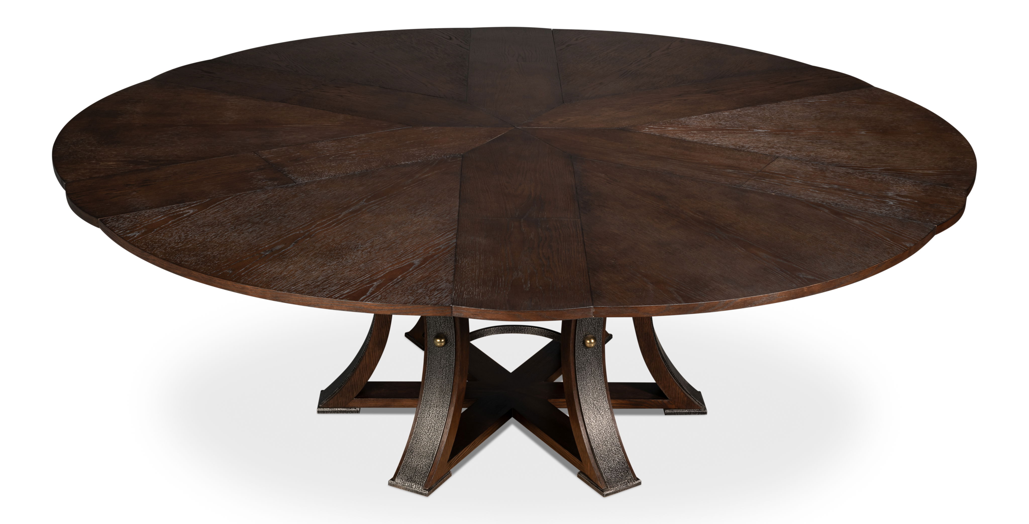 Tower Jupe Dining Table,Lrg,Burnt Brown large image 