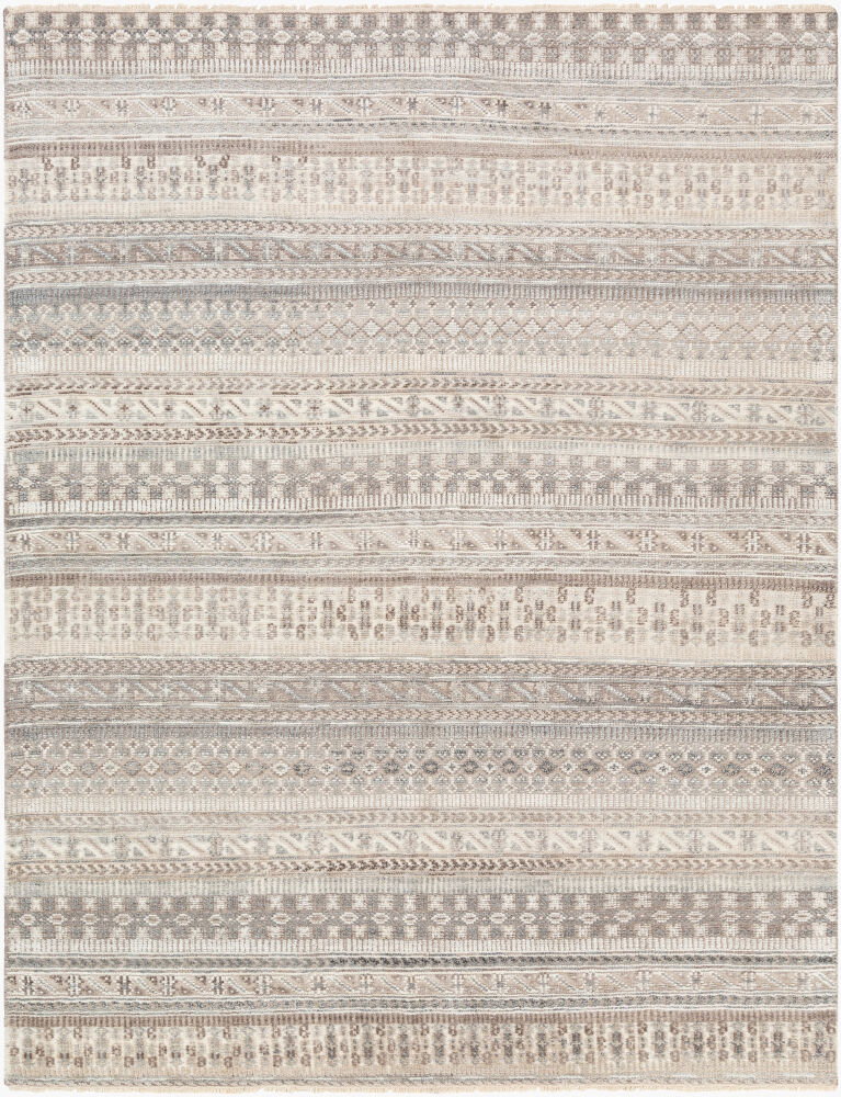 Nobility Handmade Rug, by Surya, 9' length x 6' width