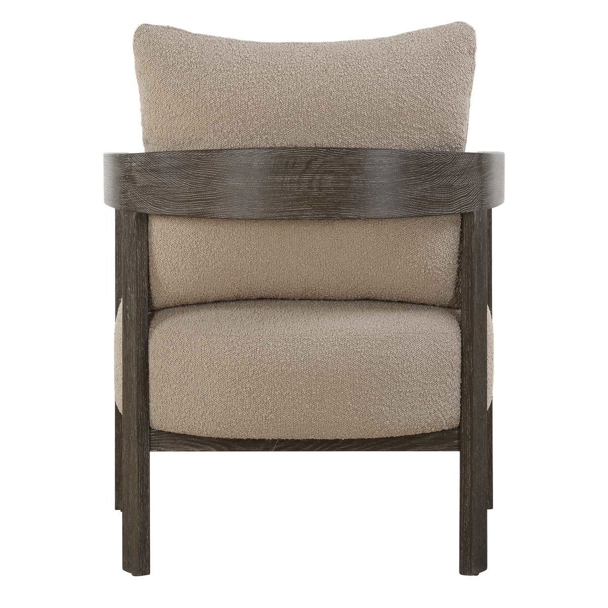 Sienna Sand Fabric Accent Chair, by Uttermost, 27" width x 28.5" height x 29" depth View 8