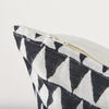 Jolie Cream with Black Print Linen Square Decorative Pillow  Cover thumbnail 7