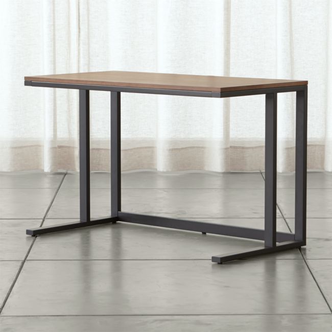 Online Designer Other Pilsen Graphite Desk with Walnut Top