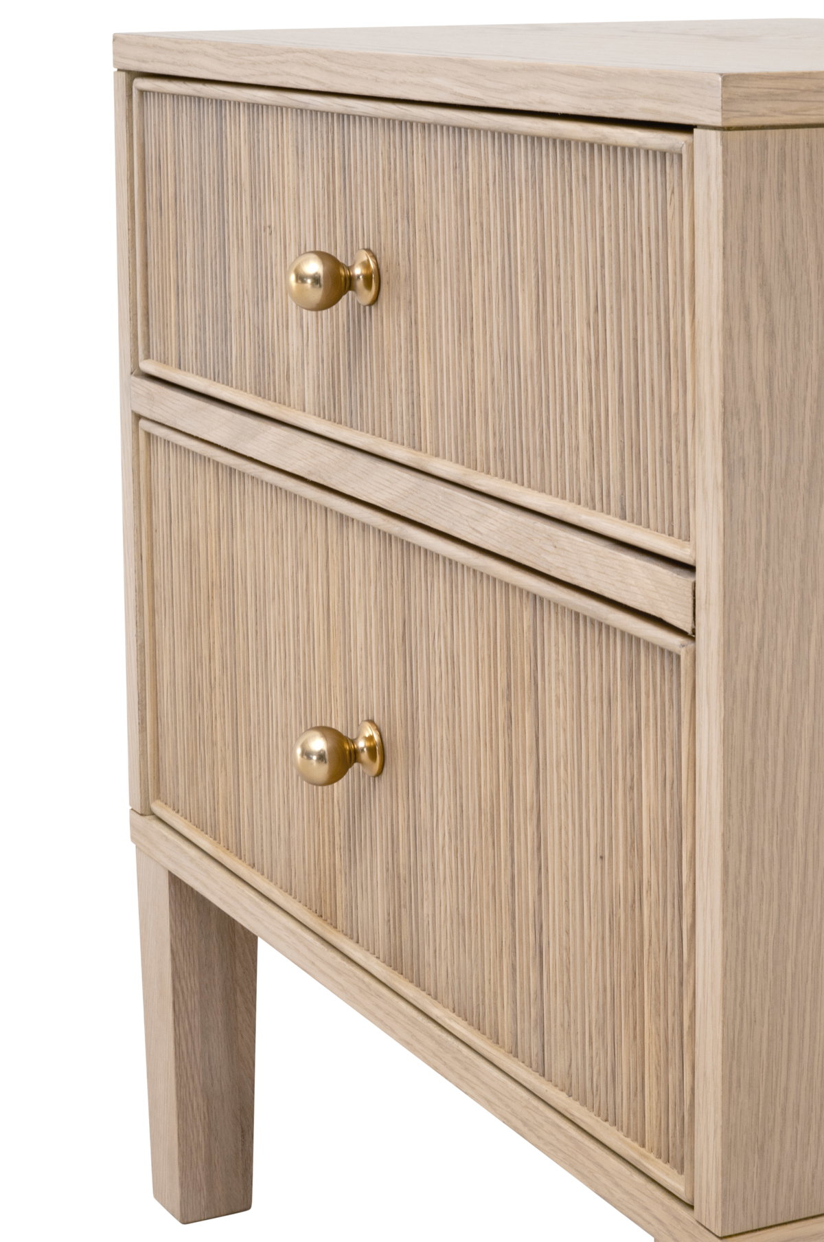 Highland 2-Drawer Nightstand, by Essentials for Living, 23" width x 24" height x 17" depth View 8