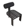 Bolster Back Charcoal Outdoor Dining Chair thumbnail 4