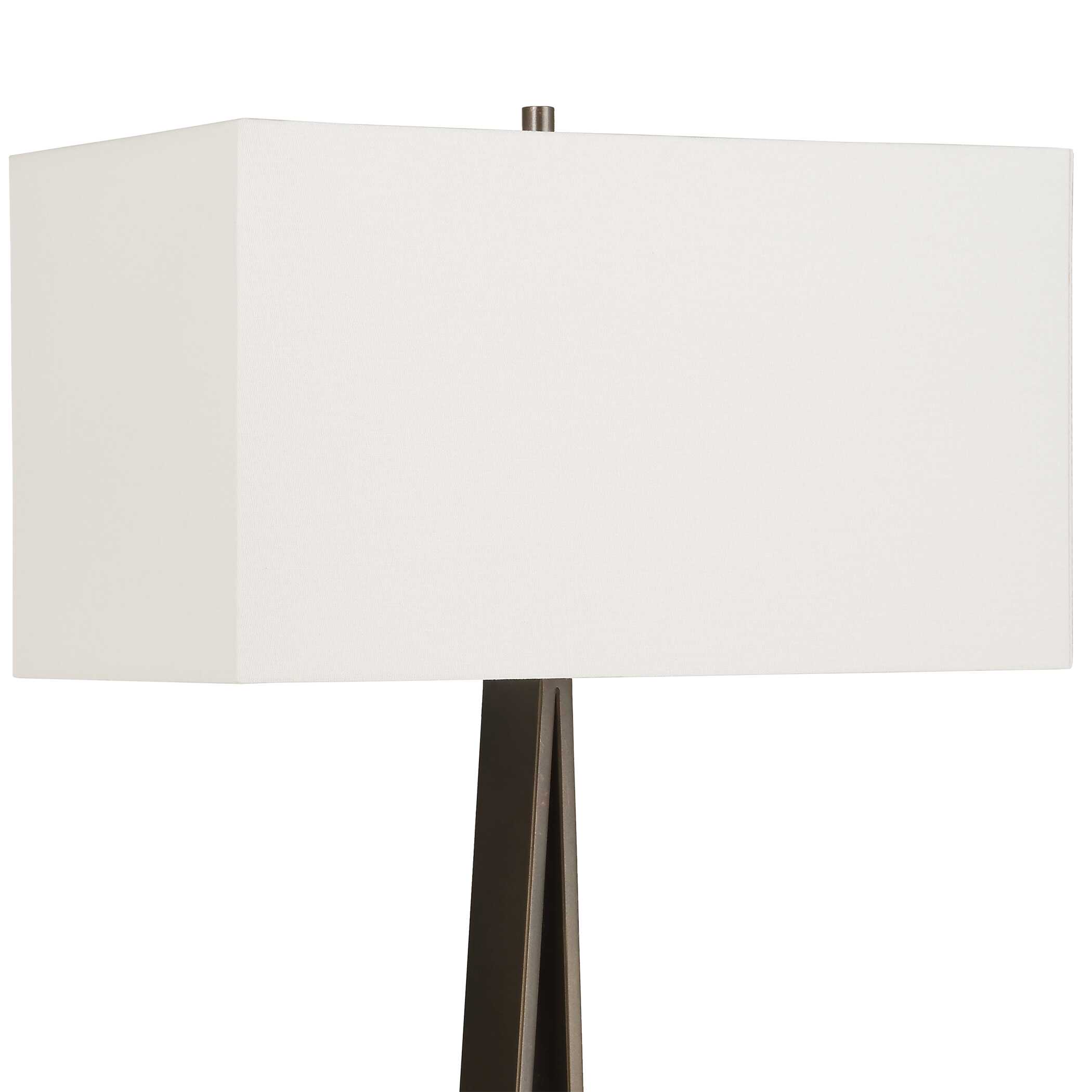 Galloway Minimalist Bronze Floor Lamp large image 