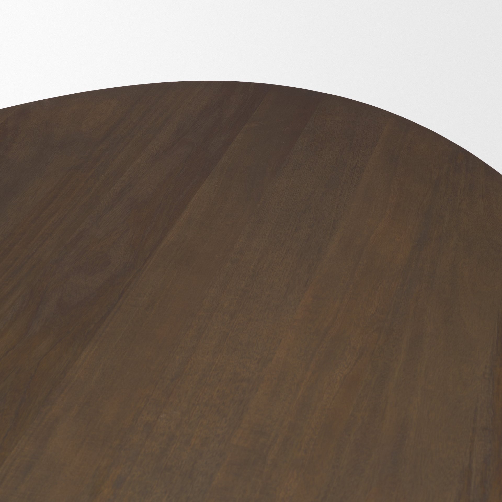 Jovani 94' Solid Dark Brown Mango Wood Oval Dining Table, by Mercana, 94" length x 47" width x 30" height View 7