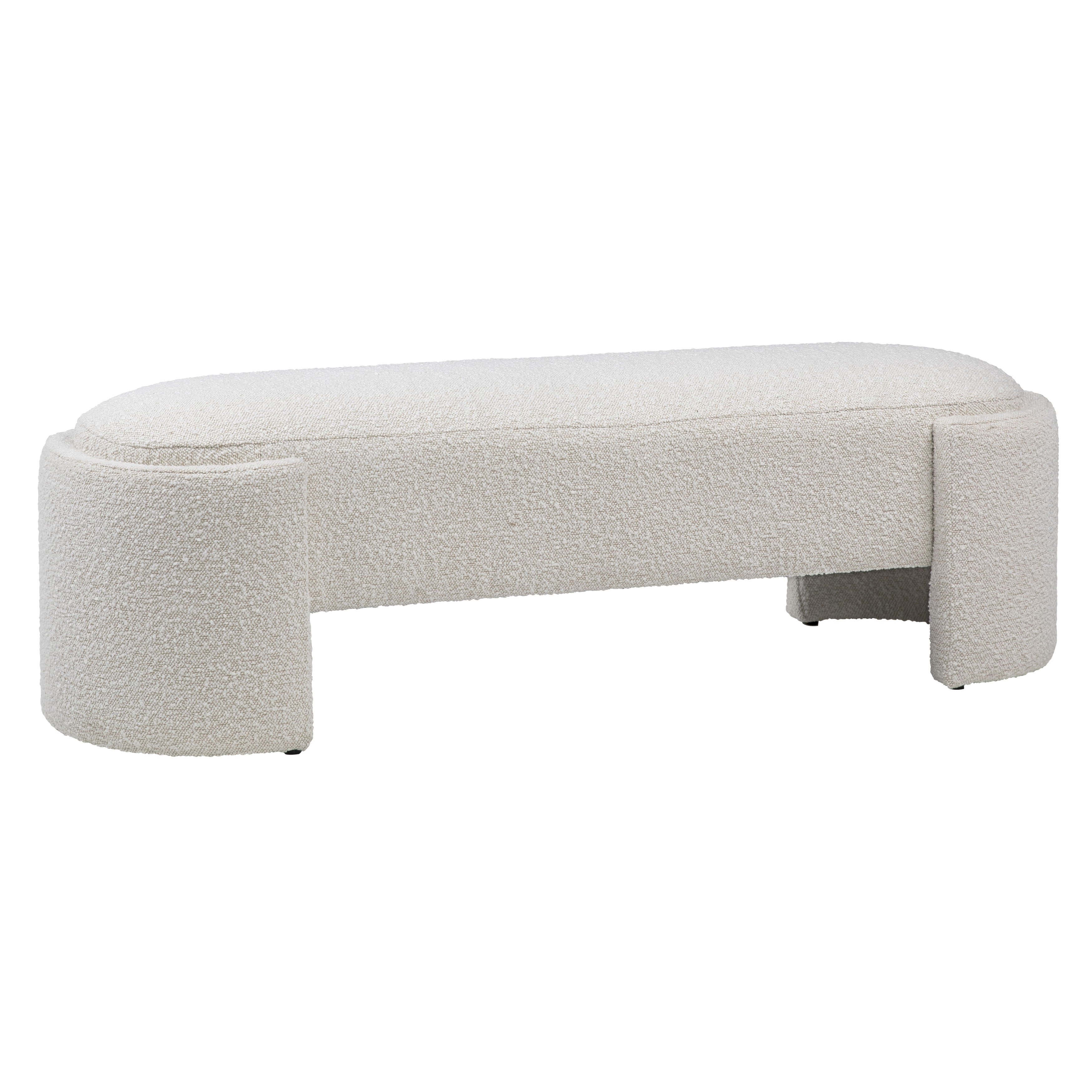 Casa Bench, Benche by Dovetail, 55.5" width x 16.5" height x 39" diameter x 18.5" depth View 1