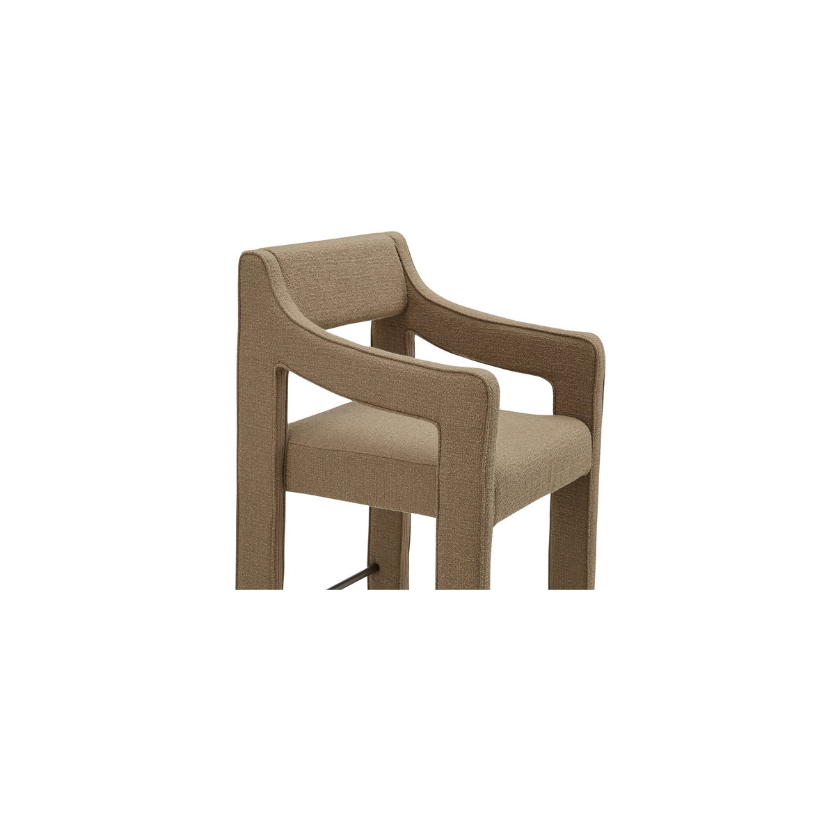 Elise Counter Stool Ochre, Counter & Bar Stool by Moe's Home, 22" width x 39.4" height x 22.4" depth View 6