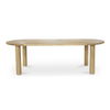 Milo Large Dining Table Oak, by Moe's Home, 96" width x 29.5" height x 42" depth thumbnail 1
