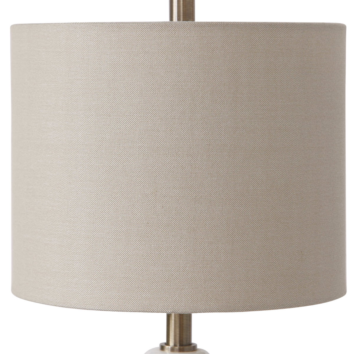 Natania Plated Brass Buffet Lamp, Table Lamp by Uttermost, 11" width x 35" height x 11" depth View 7