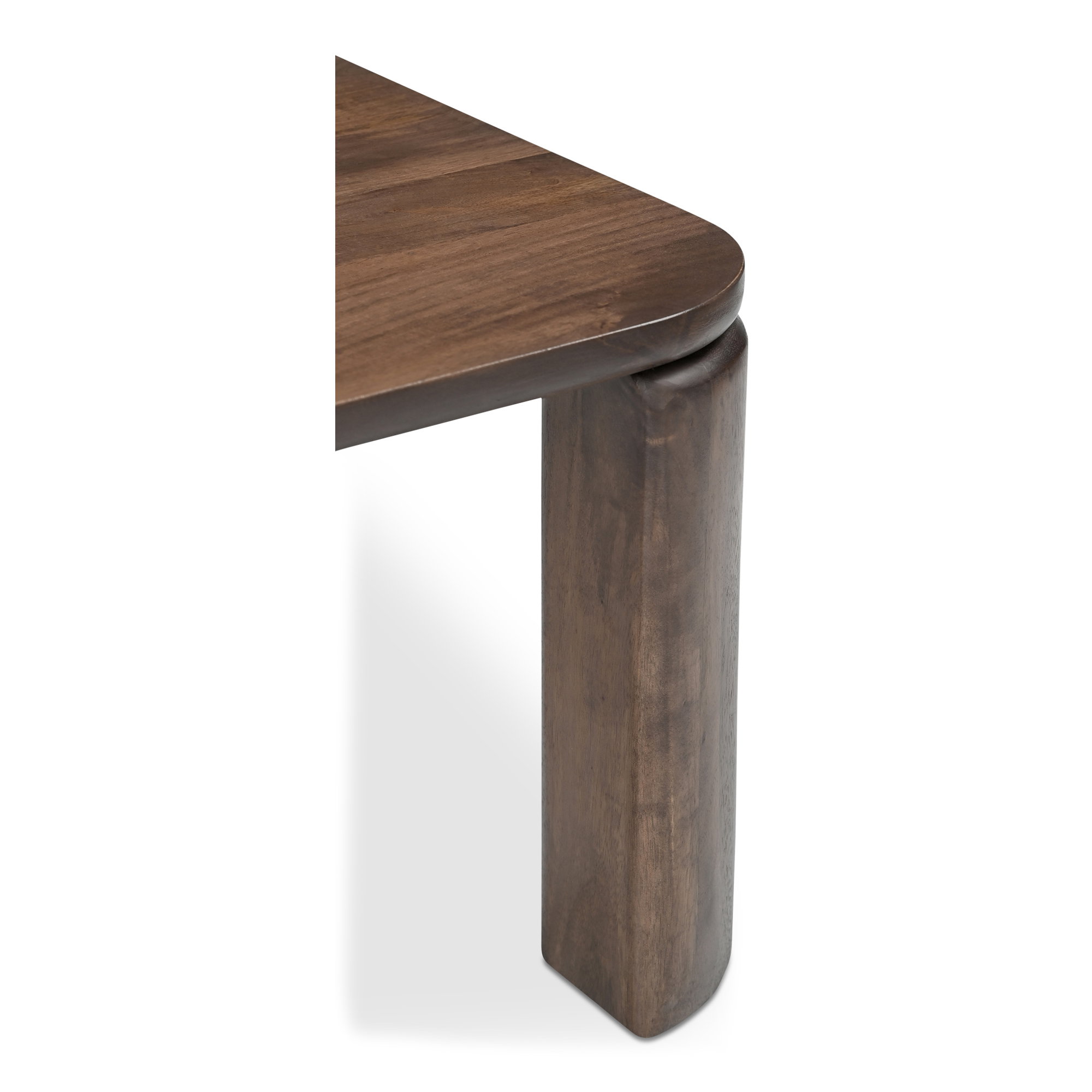 Bailey Nesting Coffee Table Deep Brown, by Moe's Home, 35" width x 16" height x 35" depth View 5