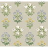 Mughal Rose Beige & Purple Wallpaper thumbnail 0